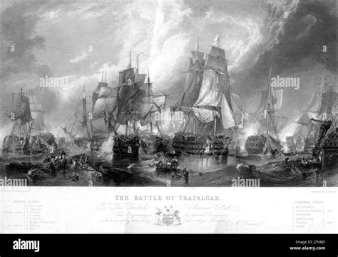 Battle of trafalgar map hi-res stock photography and images - Alamy