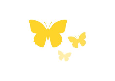 Yellow Butterflies Clip Art Image Clipsafari