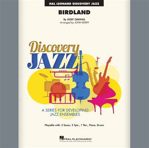 Birdland Arr John Berry Drums Sheet Music Josef Zawinul Jazz