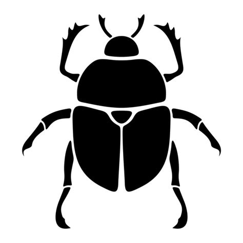 Beetle Clipart Black And White