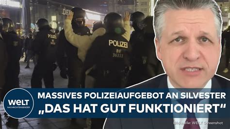 SILVESTER IN DEUTSCHLAND Massives Polizeiaufgebot Und Weniger Krawalle