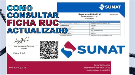 Como Solicitar Ficha Ruc Actualizado Sunat Youtube