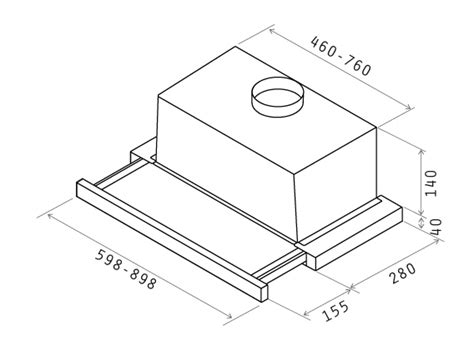 Elica Elite 14 LUX GRIX A 60 PRF0037989B Συρόμενος Απορροφητήρας 60cm