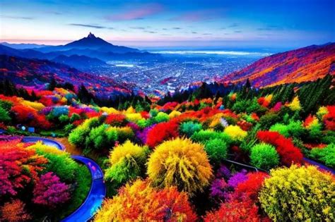 What is colorful in nature?