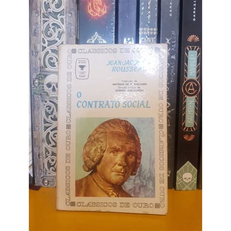 Livro O Contrato Social Princ Pios Do Direito Pol Tico Shopee Brasil