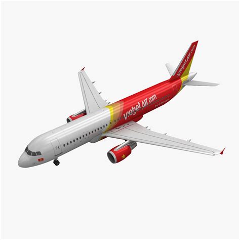 Airbus A Vietjet Air D Model Ds Fbx Obj Gltf Upk