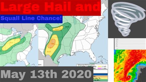 Update For Large Hail Storms Today May 13 2020 Youtube