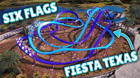 A New Dual Racing Roller Coaster Is Coming To Six Flags Fiesta Texas In