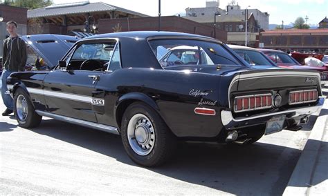 Raven Black 1968 Ford Mustang GT California Special Hardtop ...