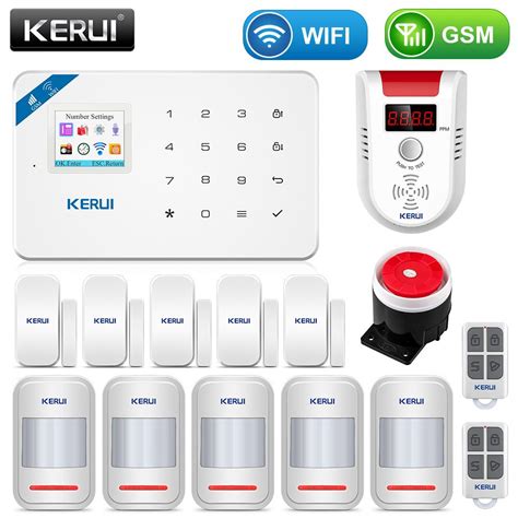 KERUI sans fil maison WIFI GSM système d alarme de sécurité Kit APP