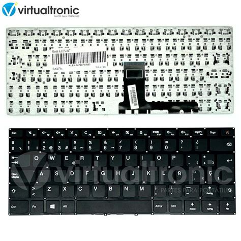 Teclado Lenovo Ideapad 110 14Ibr 110 14Ast Negro Virtual Tronic