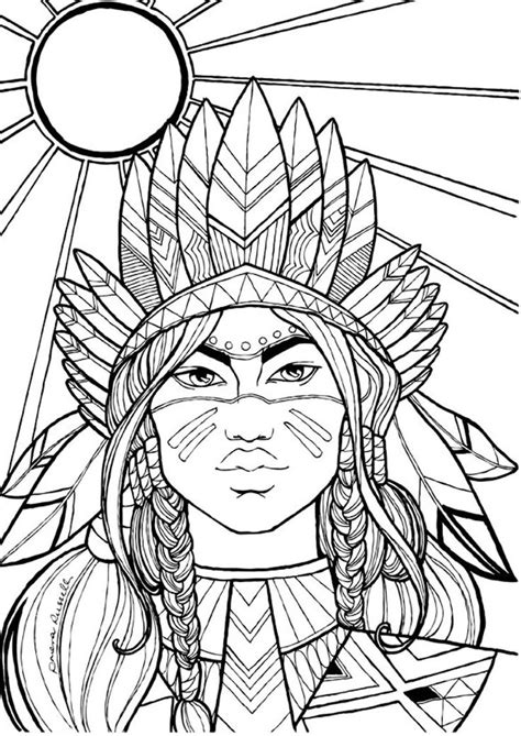 Native American Colouring Page Coloriage Tortue Livre De Couleur Pages