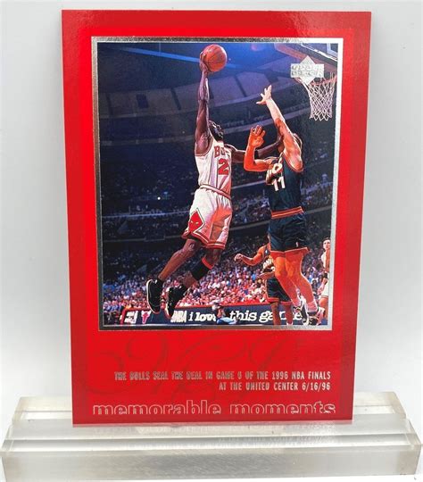 Space Jam Upper Deck Michael Jordan Oversized Card Set Of