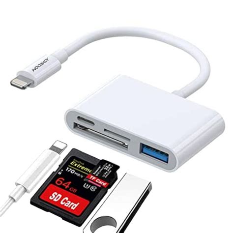 Joyroom S H142 Otg Lightning To Usb Sd Card Reader For Iphone And Ipad