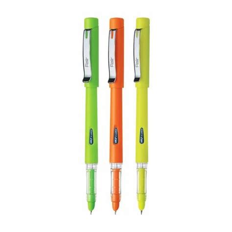 Multicolor Plastic Flair Inky Neon Liquid Ink Fountain Pen For To