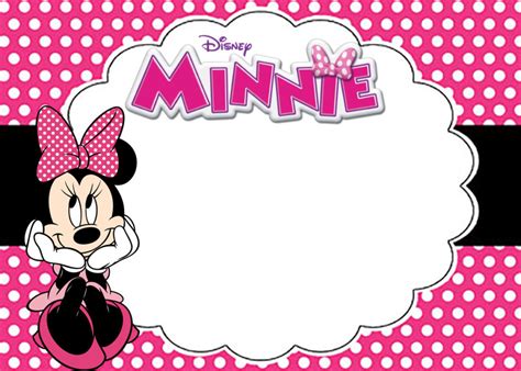 Minnie Mouse Birthday Invitations Templates