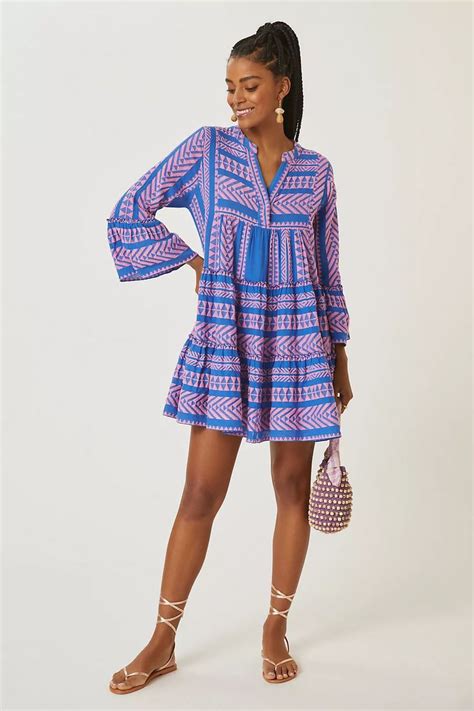 Devotion Twins Embroidered Ella Tunic Dress In 2022 Embroidered Tunic