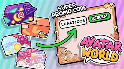 Super Promo Code For Limited Gifts In Avatar World Happy Game World