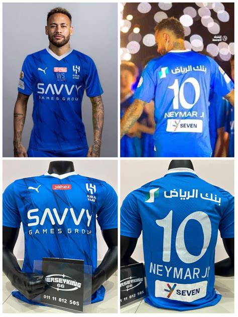 Al Hilal Home Jersey 202324 Neymar 10 Mens Fashion Activewear On