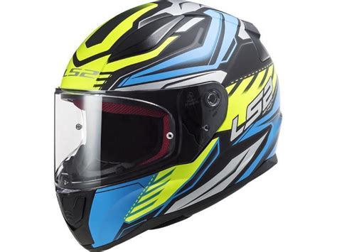 Caschi Integrali Ls Ff Rapid Casco Moto Gale Matt Black Blue