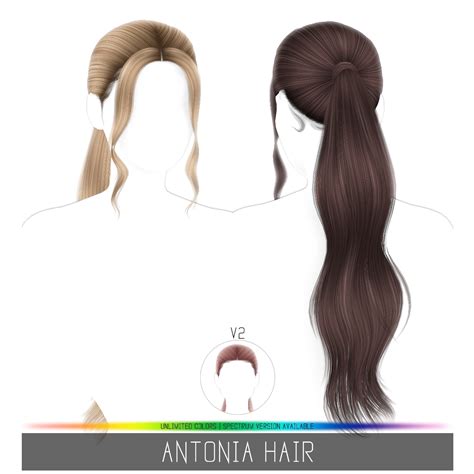 Simpliciaty S Antonia Hair The Sims Create A Sim Curseforge