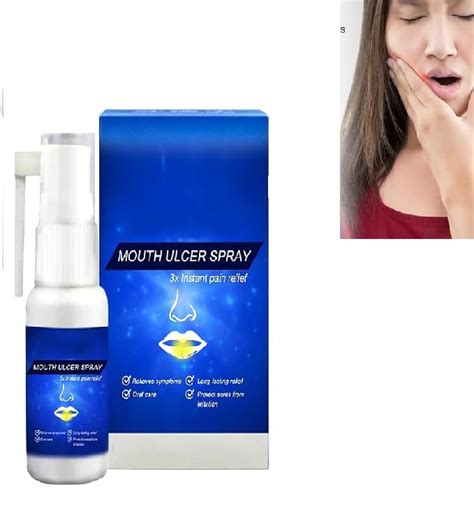 Oral Relief Spray Oral Ulcer Sprays Dry Mouth Oral Spray Mouth Spray For Aches Canker Relief