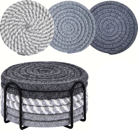 Juego De Portavasos Para Mesa Absorbentes Posavasos Absorbentes Con