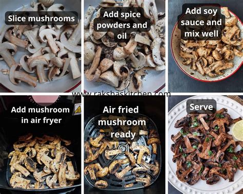 Air Fryer Mushrooms Video Rakshas Kitchen