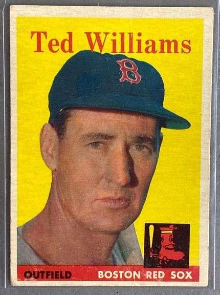 Topps Ted Williams Matthew Bullock Auctioneers