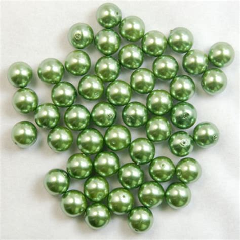 Olive Green Czech Glass Pearl Round Beads 100pcs 3mm 4mm Etsy