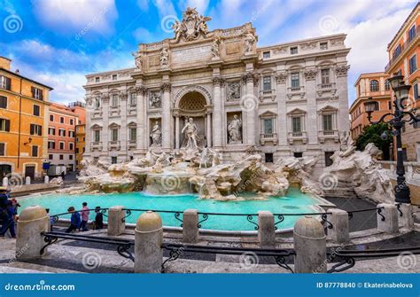 Trevi Fountain Fontana Di Trevi in Rome Editorial Image - Image of ...