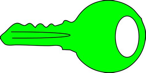 Green Key Openclipart