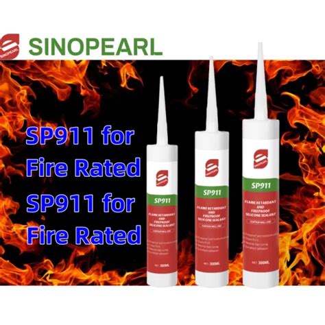 Sp Fire Rated Silicone Sealant Adhesive Fixing And Flame Retardant