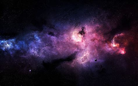 Wallpaper Digital Art Galaxy Space Art Nebula Atmosphere