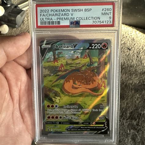 Mavin Charizard V Swsh Psa Ultra Premium Collection Promo