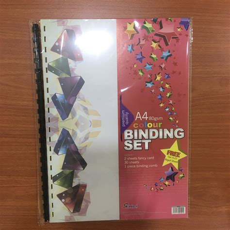 A4 Buku Skrap / Binding Set Colour/White / Buku Folio / Binding Paper Set / Buku Skrap | Lazada