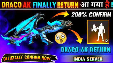 Draco Ak Return Draco Ak Return Confirm Date Blue Flame Draco Ak