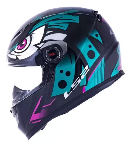 Capacete Ls2 Ff358 Para Moto Tribal Green Verde Lançamento