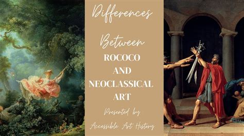 Differences Between Rococo And Neoclassical Art Art History