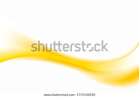 Abstract Fresh Yellow White Wave Background Stock Vector Royalty Free