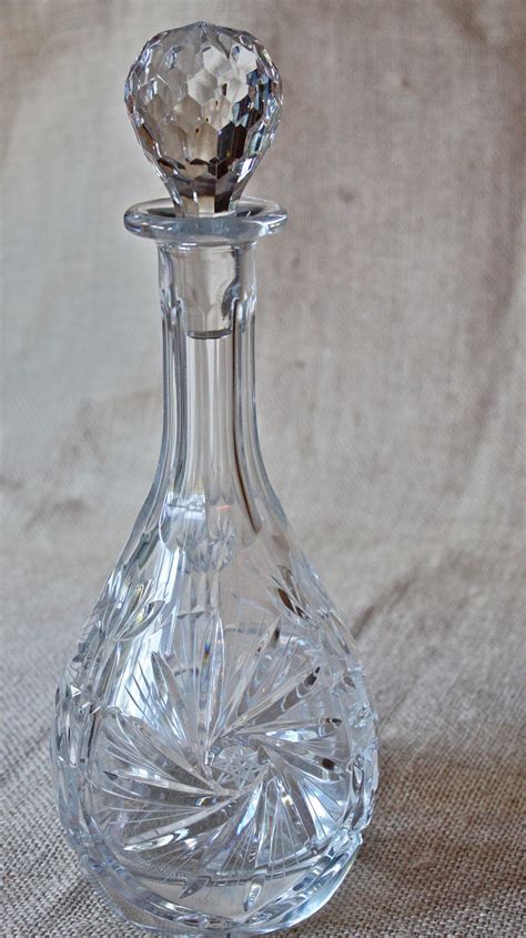 Vintage Crystal Decanter Barware