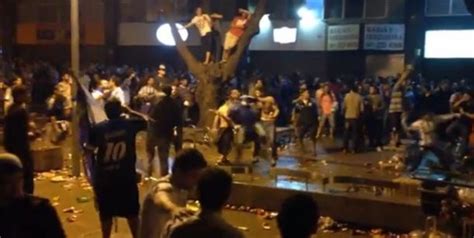 Video As Fue El Choque Entre Barras Argentinos Y Brasile Os En Belo