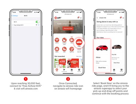 Book Your Ride Before You Land Airasia Wifi