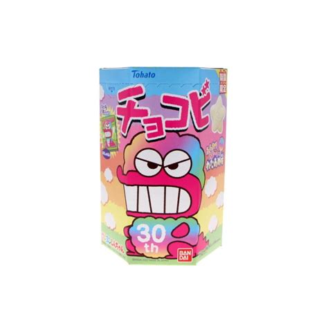 Chocobi Crayon Shinchan Maïs soufflé Barbe à Papa Chocolat 18g TOHATO