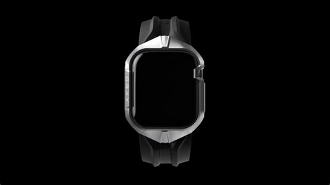 Gray Cyber Watch Lends A Titanium Case To Your Apple Watch Series 78