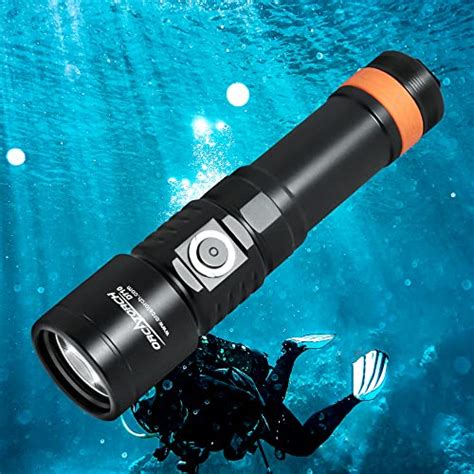 Orcatorch D Scuba Diving Light Lumens Super Bright Underwater