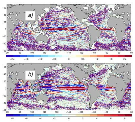 Anomalies In Cm S Of The Ofes Model Zonal Velocity U M Km At Km