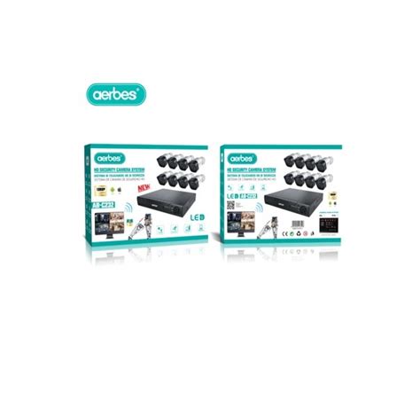 Aerbes Ab C232 1080p Full Hd Cctv 8 Channel Security Camera System