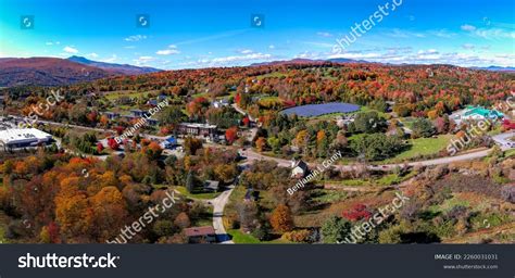 Aerial Panoramic Photo Waterbury Vermont Stock Photo 2260031031 | Shutterstock