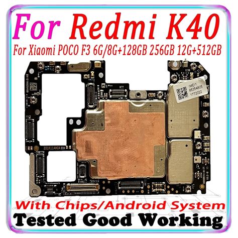 Gb For Xiaomi Poco F Redmi K Original Unlocked Motherboard